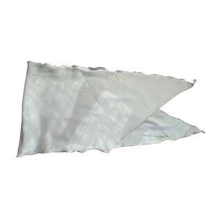 Vintage Neck Wrap Hair Satin Scarf Green Lightweight Bandana Hairband Minimalist